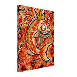 Sunset Orange – ICON KOI – Leinwand (Thick)