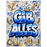 Gib alles – Acrylglas