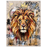 Der Löwenkönig – Acrylglas