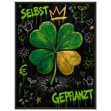 Selbst gepflanzt – Gerahmtes Poster (Metallrahmen)