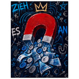 Zieh es an – Gebürstetes Aluminium