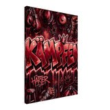 Kämpfen – Leinwand (Slim)