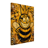 ICON QUEEN BEE – Honey Gold – Leinwand (Slim)
