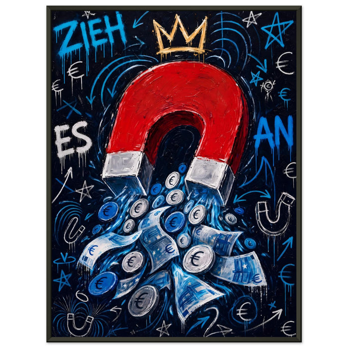 Zieh es an – Gerahmtes Poster (Metallrahmen)