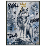 Rudel & Treue – Gerahmtes Poster (Metallrahmen)