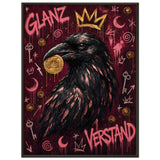 Glanz & Verstand – Museumsposter (gerahmt)