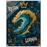Reiten lernen – Acrylglas