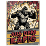 Aus dem Käfig – Acrylglas