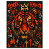 Hunger & Instinkt – Museumsposter (gerahmt)