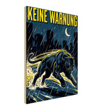 Keine Warnung – Leinwand (Slim)