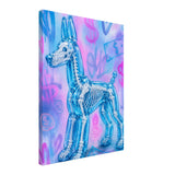 ICON BALLOON DOG – Iced Blue – Leinwand (Slim)