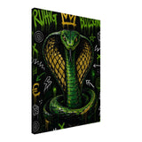 Ruhig & blitzschnell – Leinwand (Slim)