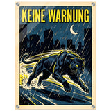 Keine Warnung – Acrylglas