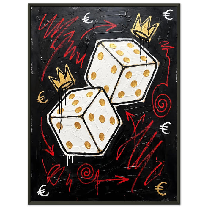 Königswurf – Gerahmtes Poster (Metallrahmen)
