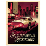 Sie sehen nur die Rücklichter – Aluminium