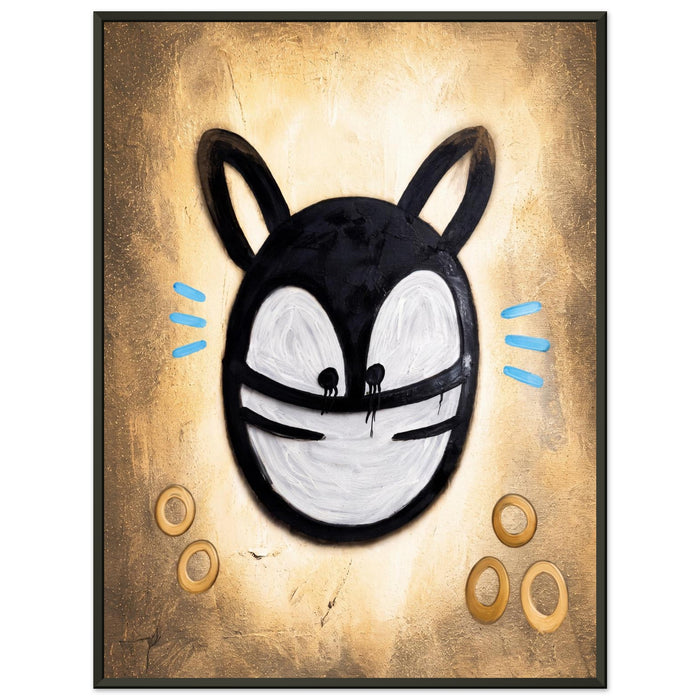 Gold Dust – ICON CAT – Gerahmtes Poster (Metallrahmen)