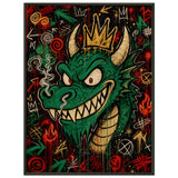 Emerald Green – ICON DRAGON – Museumsposter (gerahmt)