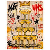 Auf uns – Gebürstetes Aluminium