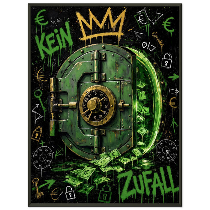 Kein Zufall – Gerahmtes Poster (Metallrahmen)
