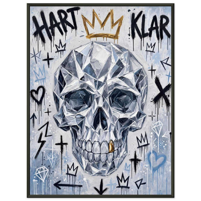 Hart & Klar – Gerahmtes Poster (Metallrahmen)