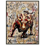 Der goldene Stier – Museumsposter (gerahmt)