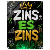 Zinseszins – Acrylglas