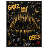 Ganz oben – Museumsposter (gerahmt)