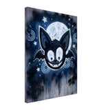 ICON BAT – Moonlight Blue – Leinwand (Thick)